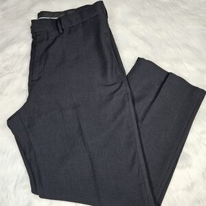 Haggar Men's Navy Blue Classic Fit Dress Pants